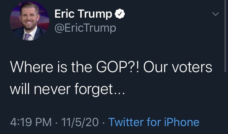 وکیل شخصی و پسر ترامپ شاکی اند که