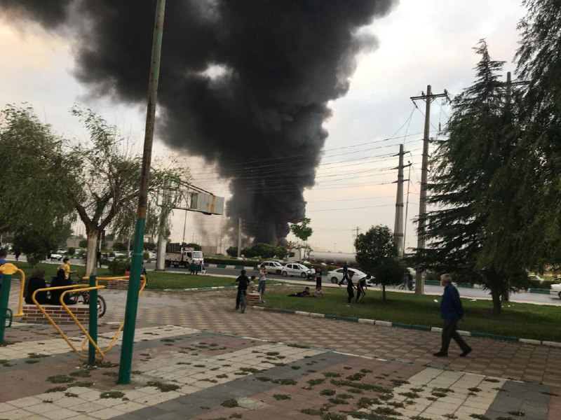 تصاویر دریافتی از دود سیاه و غلیظ در #کرمانشاهایسنا