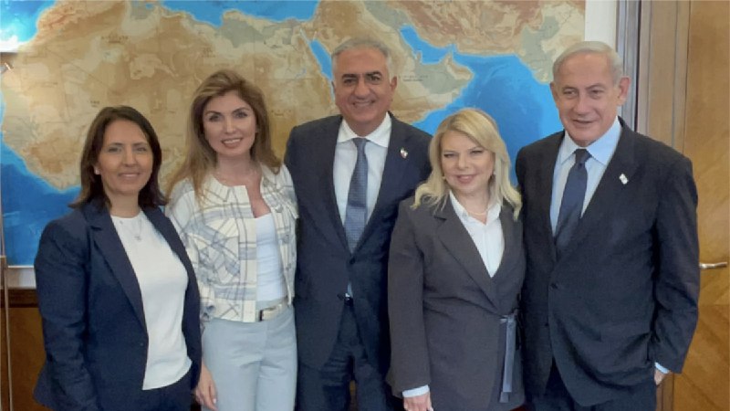 دومین دیدار بنیامین نتانیاهو و شاهزاده رضا پهلوی در یک هفته‌؛ دیدار رسمی در دفتر نخست وزیر اسرائیل