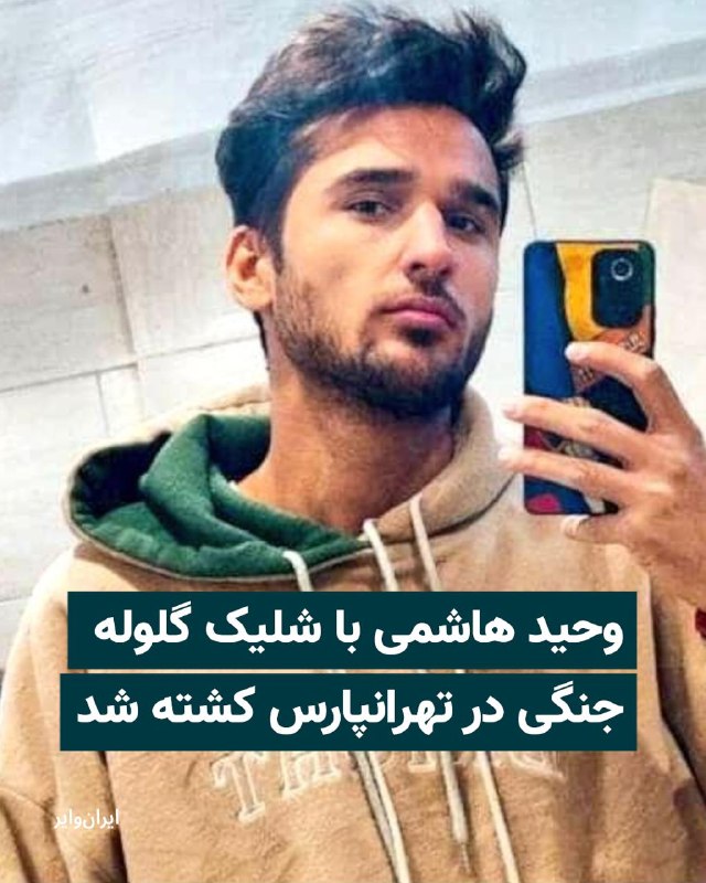 «وحید هاشمی» ۲۶ ساله و تبعه افغانستان، شامگاه ۱۸ دی‌ماه ۱۴۰۴ در خیابان ۲۰۲ فلکه تهرانپارس هدف شلیک گلوله جنگی قرار گرفت و ساعاتی بعد بر اثر شدت جراحات جان خود را از دست داد.به گفته نزدیکان، گلوله جنگی به ران پای چپ او اصابت کرده بود. وحید هاشمی حدود دو ساعت پس از تیراندازی به بیمارستان تهرانپارس منتقل شد، اما به دلیل خونریزی شدید جان باخت.خانواده وحید هاشمی پس از ناپدید شدن او به جست‌وجوی او پرداختند و سرانجام پس از شش روز موفق شدند پیکر او را پیدا کنند.پیکر وحید هاشمی در تاریخ ۲۴ دی‌ماه در قطعه ۹۶ بهشت زهرا به خاک سپرده شد.@VahidHeadline📡 @VahidOnline